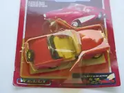 Welly Fabulous Fifties Pull Back & Go Action Red Corvette 1957 1:36 Scale