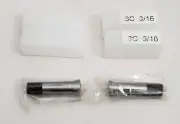 Pair of 3/16'' Round 3C Collet Machinist Lathe Tool Lathing Tooling Chuck NEW