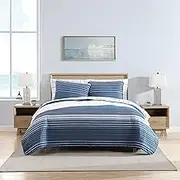 Nautica - Queen Quilt Set, Cotton Reversible Bedding with Matching Shams, Home Decor for All Seasons (Coveside Blue, Queen)
