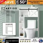 Bathroom Storage Cabinet White Over Toilet Shelves Cupboard Organiser Doors