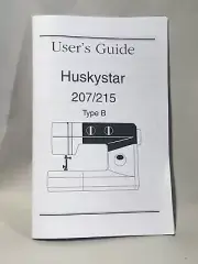 Users Manual Instruction Book for Husqvarna Huskystar 207/215 Sewing Machine