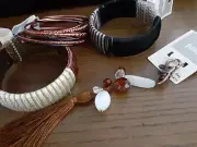 Just Accessories Boho Fashion Jewellery Bracelets Bangles Bag Charm Bulk Bundle