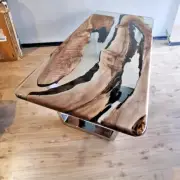Epoxy Resin table, Living room table, Custom live edge epoxy resin dining table,