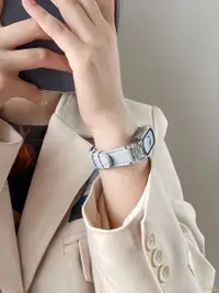 在飛比找樂天市場購物網優惠-適用於小米手環8/7表帶新款nfc版皮質腕帶6543手表帶女