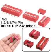 Slide Dip Switch Module 2.54mm DIL PCB Bread Board Piano Key Slide Flat Switches