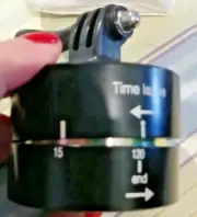 Round Mechanical Timer - Black