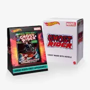 SDCC 2022 Exclusive Hot Wheels MARVEL Ghost Rider Motorcycle &Figure Sold Out **