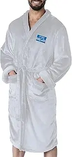 Northwest NFL Detroit Lions Silk Touch Robe, L/XL, White, Rollout