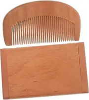 IWOWHERO Vintage Wooden Folding Mirror Small Handheld Travel Makeup Mirror Mini for Purse