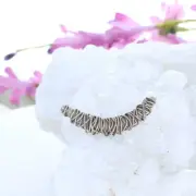 STERLING SILVER Curved Bead Wire Design 1 Pc*NewWorldGems
