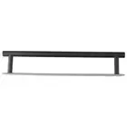 Silver/Black Bath Towel Bars Stainless Steel Towel Racks Kitchen