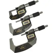 iGAGING Twin-Force Digital Outside Micrometer Set Coolant Proof 0-75mm | 0.001mm