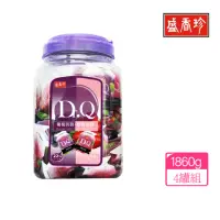 在飛比找momo購物網優惠-【美式賣場】盛香珍 Dr.Q 葡萄+草莓雙味蒟蒻x4桶(18