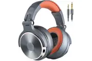 OneOdio Hi-Res Over Ear Headphones for Studio Monitoring and Mixing, Professional Adapter-Free DJ Recording Wired Headsets with Protein Leather Earcups, 50mm Driver (Pro-50 Metallic Blue)