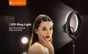 TaoTronics CL026 Ring Light Tripod Stand 2 Phone Holders & Remote Shutter LED33
