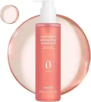 NOONI Vegan Korean Cleansing Oil - Snow Aqua 0 Ginseng Deep Cleansing Oil, 6.76 fl.oz (200 ml) | Makeup Double Cleansing, Glass Skin, Nooni Eggie Skin, Helps control sebum, Revitalizing care for Face