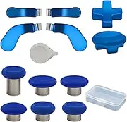 13 in 1 Metal Thumbsticks for Xbox Elite Series 2 Controller,Elite Series 2 Core Controller Accessories,Replacement Magnetic Paddles Kit,with 6 Joysticks,4 Paddles,2 D-Pads,1 Tool(All Blue)