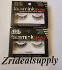ARDELL Fauxmink Wispies Eyelashes DEMI WISPIES Black PACK OF 2