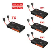 1TX*3RX 5.8Ghz 300M HD Wireless HD Extender Video Transmitter Receiver To TV