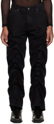Classic Wire wide-leg jeans 33,34,27 Black