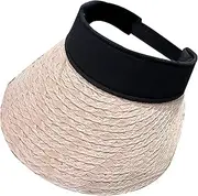 MilkYa Light Pink Korean Version of The Sandy Beach, Travel, Big, Fresh Empty Grass Hat