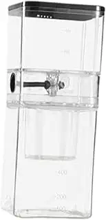 [Llazsybz] Ice Drip Coffee Maker, Iced Coffee Maker, Iced Coffee Pitcher, Heavy Duty, Cold Brew Coffee Maker for Office and Home, Bar, White