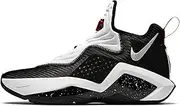 [Nike] Mens Lebron Soldier XIV 14 Basketball Shoes (Black/White-University Red, Numeric_12)