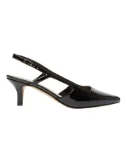 [Sandler] Nessa Heeled Leather Shoes in Black Patent