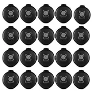 20 Pcs Fingerprint Fingerprint Ink Pad Mini Black Stamp Ink Pad Notary Supplies Identification Secu