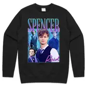 Spencer Reid Homage Jumper Sweater Sweatshirt Funny TV Show Gift CrewneckHoodie