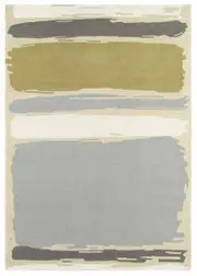 Sanderson Abstract Linden/Silver Rug - 45401