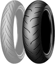 [DUNLOP] 331085 SPORTMAX Roadsport2 Motorcycle Tire, Rear 190/50ZR17 M/C (73 W), Tubeless Type (TL) for Two-Wheeled Motorcycles