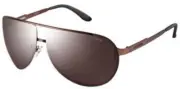NEW CARRERA MATTE BROWN PILOT SUNGLASSES BROWN MIRRORED LENSES 102/S J8P8G
