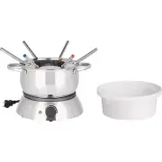 Trudeau Alto 3-in-1 Electric 11 Piece Stainless Steel Fondue Set