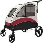 Pet Stroller Pet Stroller Dog and Cat Stroller Dog Cat Stroller Nest Portable Folding Pet Stroller Dog Walking Cart Small Pet Stroller