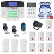 DIY Wireless Home Security System LCD Burglar House Alarm Smart Voice Prompt FL