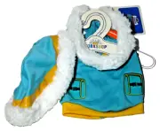 Build a Bear Paw Patrol Everest Dog Costume Stuffed Animal Size 2pc Outfit 2016