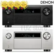 Denon AVC-A10H 13.4Ch 8K AV Amplifier 3D Sound HEOS Built-in 150W (Silver/Black)
