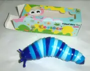 Cevioce Fidget Slug Toy blues purple new in box FREE SHIP