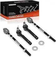 A-Premium Set of 4, Front Inner Outer Tie Rod End Kit, Compatible with Subaru Outback, Legacy, 2005 2006 2007 2008 2009