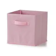 Collapsible Foldable Storage Cube Toy Box Bin Organisers For Kids Bookshelf PINK