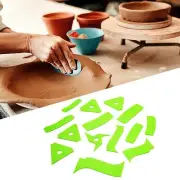 14 Pieces Pottery Clay Sculpting Tool Smooth Multiuse for Beginners Home Use
