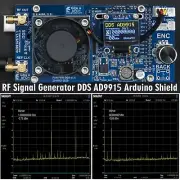 DDS AD9915 Arduino Shield RF Generator 1GHz @3GHz Core Clock Low Spurs Harmonics