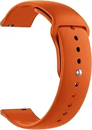 [ONE ECHELON] Quick Release Watch Band Compatible With Withings ScanWatch Horizon Silicone Replacement Smart Watch Strap with Button Lock