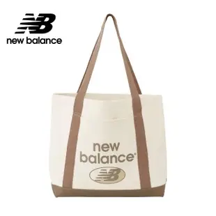 【NEW BALANCE】NB 大容量帆布肩背托特包_中性_杏/卡其_LAB23027MS