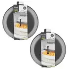 Tovolo Collapsible Microwave Food Cover Anti-Splatter 31.5cm Large Set of 2