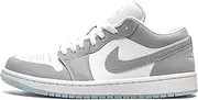 Nike Womens Air Jordan 1 Low Basketball Shoe, White/Wolf Grey-Aluminum, 9 UK (11.5 US)