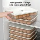Egg Rack Fully Enclosed Container Large-capacity Stackable Tray Storage Box