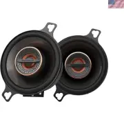 3.5-Inch Car Speakers Coaxial 75W Stereo Edge-Driven Textile Tweeters Pair