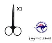 Eyebrow Trimming Scissors Eyelash Nose Hair Cut Manicure Tweezers Beauty Tool AU